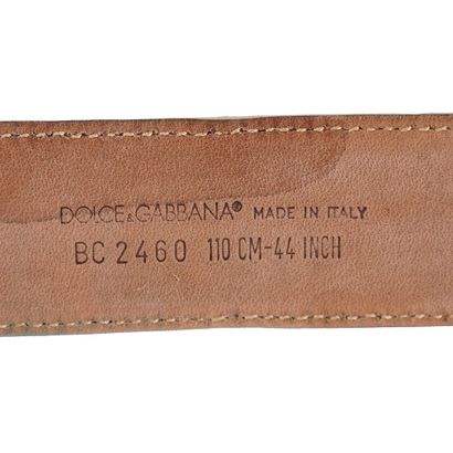 DOLCE GABBANA
Ceinture en nubbuck beige....