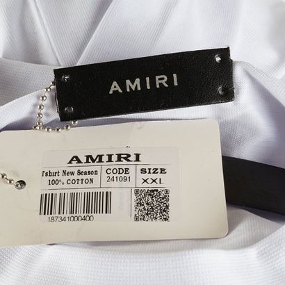 AMIRI
T-shirt blanc avec logotype noir au...