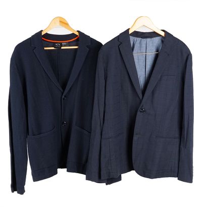 ARMANI EXCHANGE
Lot de deux vestes. 
-Veste...