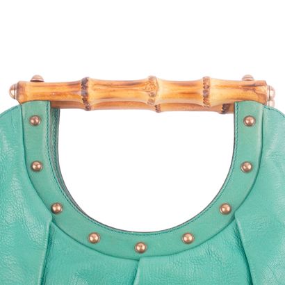 GUCCI
Gucci Bamboo bag in green leather,...