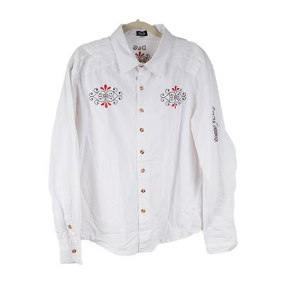 DOLCE GABBANA
Chemise blanche à motifs floraux...