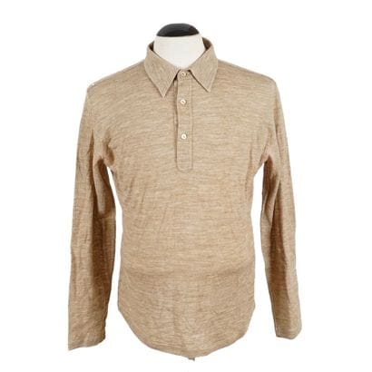 MIU MIU
A brown long-sleeved polo shirt.
Size...