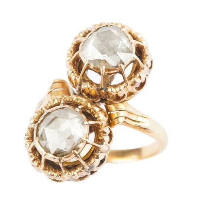 OR 17K, DIAMANTS / GOLD 17K , DIAMONDS
Bague...