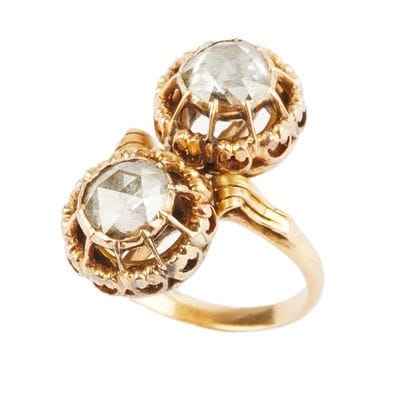OR 17K, DIAMANTS / GOLD 17K , DIAMONDS
Bague...