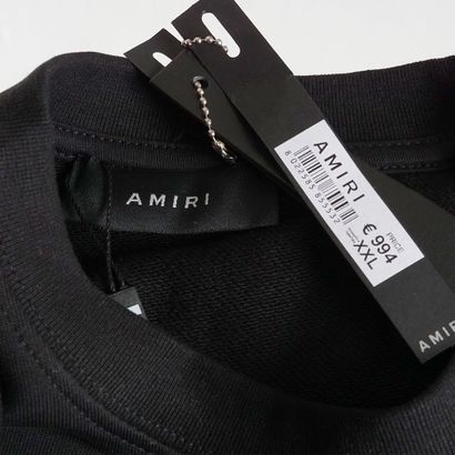 AMIRI
Chandail en cotton ouaté noir
Taille...