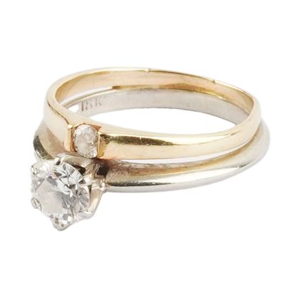 OR 18K, 10K, DIAMANT / 18K, 10K GOLD, DIAMOND
Bague...