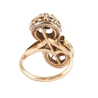 OR 17K, DIAMANTS / GOLD 17K , DIAMONDS
Bague...
