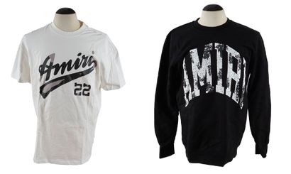 AMIRI
Chandail en cotton ouaté noir
Taille...