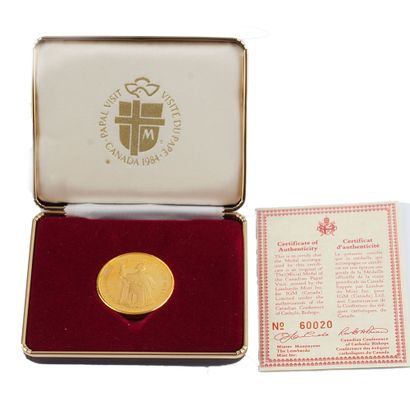 JEAN -PAUL 1984
Une médaille commémorative...