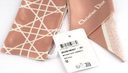 DIOR
Foulard Mitzah rose avec motif de rayures...
