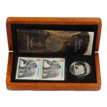 8$ CANADA / 0.999 SILVER
Une pièce de 8$...