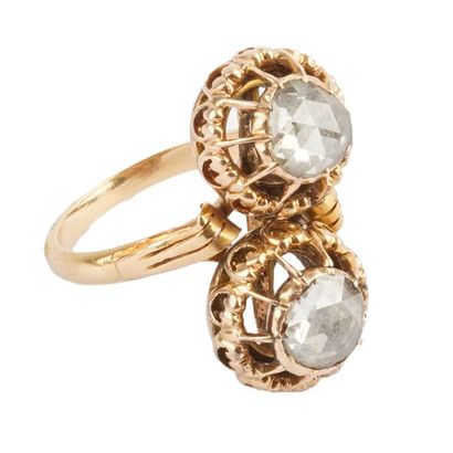 OR 17K, DIAMANTS / GOLD 17K , DIAMONDS
Bague...