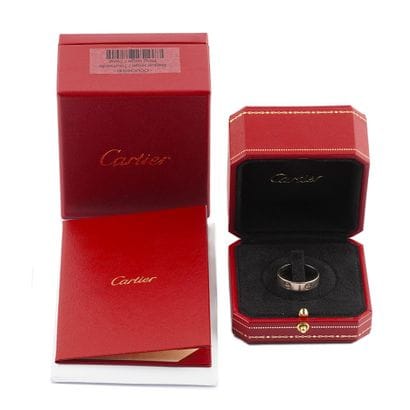 CARTIER LOVE
Bague Love Cartier en or blanc...