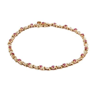 OR 10K, RUBIS, DIAMANTS / 10K GOLD, RUBIES,...