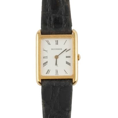 BUCHERER
Montre Bucherer, boîtier rectangulaire...