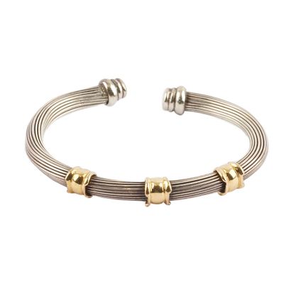 ARGENT, OR / SILVER, GOLD
Bracelet ouvert...