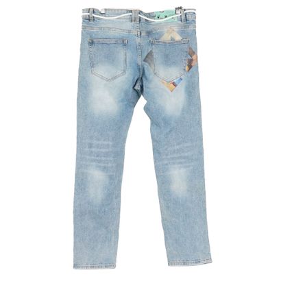 OFF-WHITE 
Jean blue clair délavé Off-White...