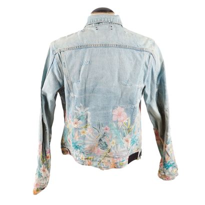 AMIRI
Veste à boutons en denim agrémentée...