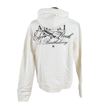 AMIRI
Cotton ouaté à capuche (hoodie) blanc,...