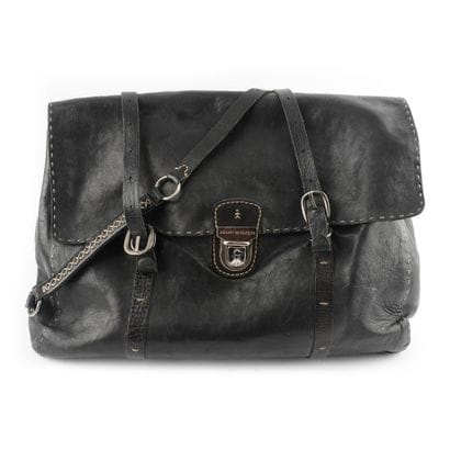 HENRY BEGUELIN
Sac en cuir noir embelli de...