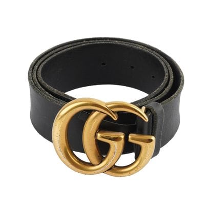 GUCCI
Ceinture Gucci en cuir noir, boucle...