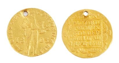 DUCAT 1803
Une pièce de 1 Ducat hollandais...