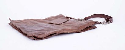 APOSTROPHE
Sac Apostrophe en cuir marron,...