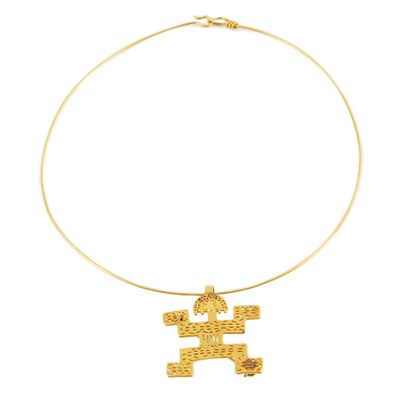COLLIER 
Collier en plaqué or.