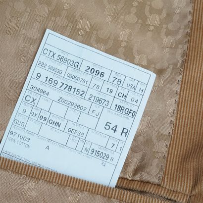 GUCCI
Veste tailleur en velours côtelé beige...