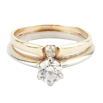 OR 18K, 10K, DIAMANT / 18K, 10K GOLD, DIAMOND
Bague...