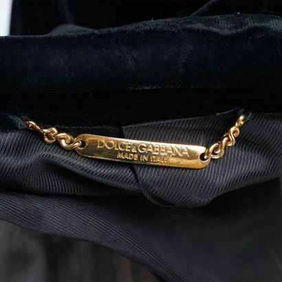 DOLCE GABBANA 
Veste tailleur en velours...