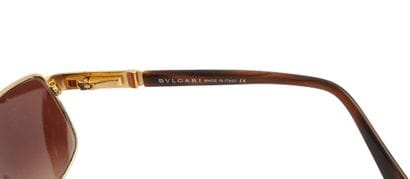 BULGARI
Monture en métal doré. Verres teintés...