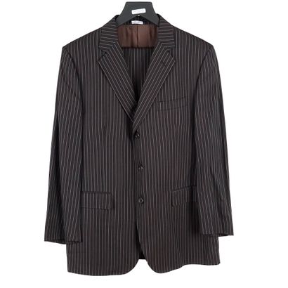 DOLCE GABANNA
Complet en laine noire rayée...