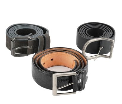 Ensemble de 3 ceintures : 
- Une ceinture...