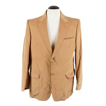 GUCCI
Veste tailleur en velours côtelé beige...