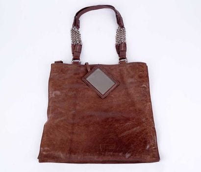 APOSTROPHE
Sac Apostrophe en cuir marron,...