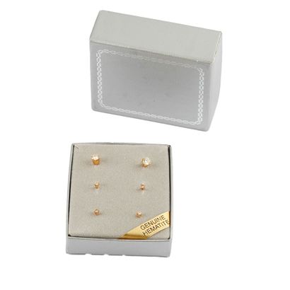 OR 14K / 14K GOLD
Trois paires de boucles...