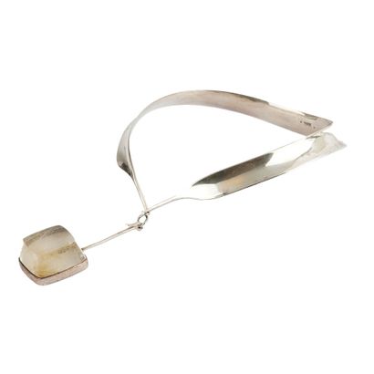 Vivianna TORUN 
Collier torque en argent...