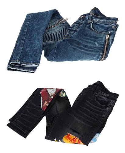 AMARI
Jeans noir avec patches Playboy
Taille...