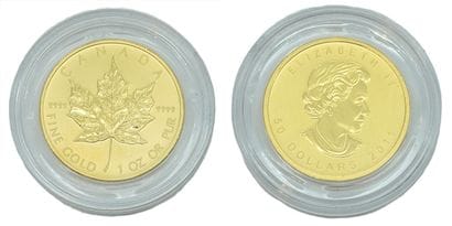 1oz OR 0.9999
Une monnaie de 50$ du Canada...