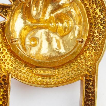 CEINTURE
Ceinture en cuir marron façon croco...