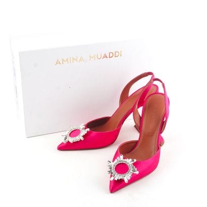 AMINA MUADDI
Sandales Amina Muaddi en tissu...