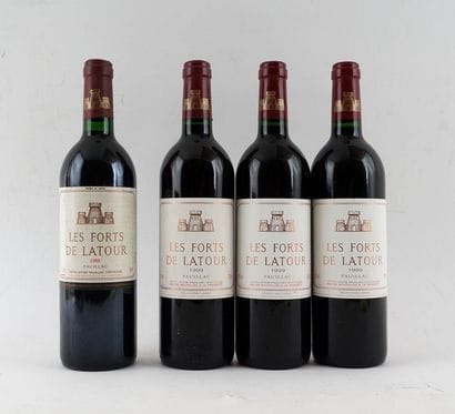 Les Forts de Latour 1988 1999 - 4 boutei...