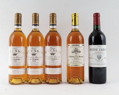 Château Rieussec1988, Château La Bouade 1990...