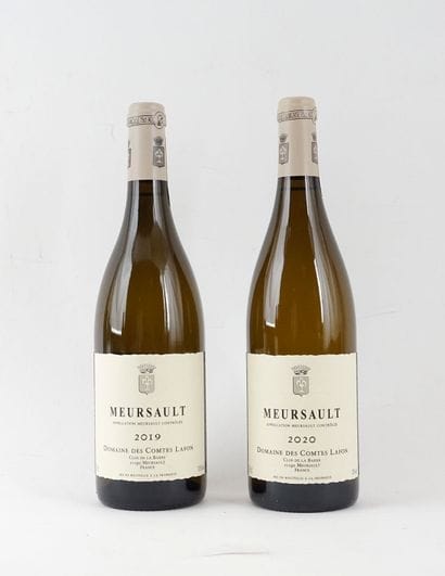 Meursault 2019 2020, Comtes Lafon - 2 bo...