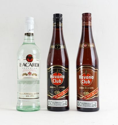 Bacardi Rum Superior
Niveau A
1 bouteille

Havana...