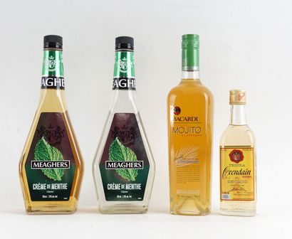 Meaghers Crème de Menthe
Niveau A
2 bouteilles

Bacardi...
