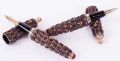 JEAN-PIERRE LÉPINE “SILVER AND GOLD SKULLS”...