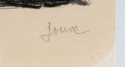JOUVE, Paul (1878-1973) 
Tigre
Lithographi
Signed...