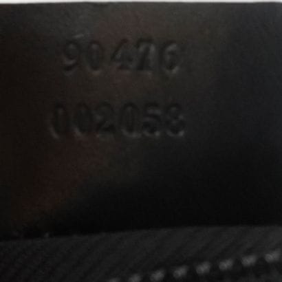 GUCCI
Messenger bag in black canvas and leather,...
